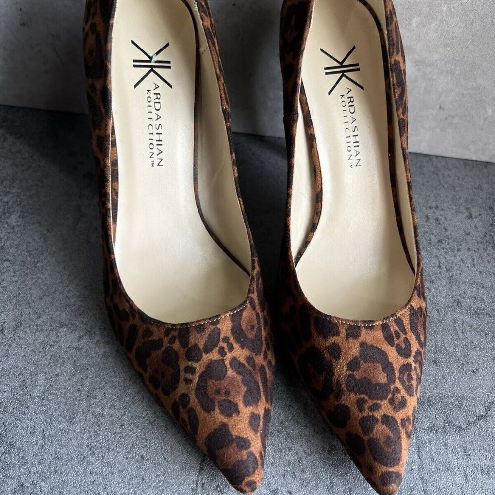 Kardashian Kollection Leopard heels Size 9 - Picture 3 of 16